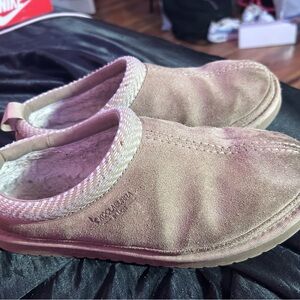 UGG Women's Tan Suede Slippers